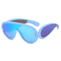 Large Frame Futuristic Sunglasses
