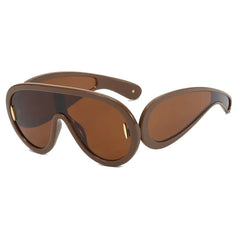 Large Frame Futuristic Sunglasses