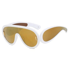Large Frame Futuristic Sunglasses