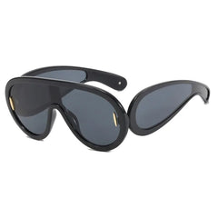 Large Frame Futuristic Sunglasses