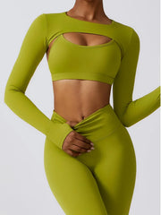 3 Piece Yoga Set Workout Outfits Women