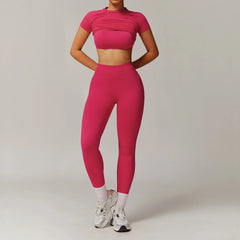 3 Piece Yoga Set Workout Outfits Women