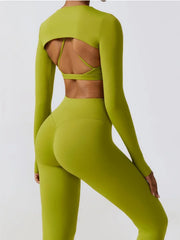 3 Piece Yoga Set Workout Outfits Women