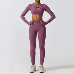 3 Piece Yoga Set Workout Outfits Women