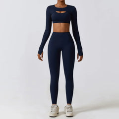3 Piece Yoga Set Workout Outfits Women
