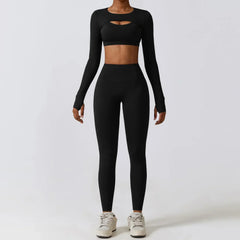 3 Piece Yoga Set Workout Outfits Women