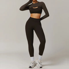 3 Piece Yoga Set Workout Outfits Women