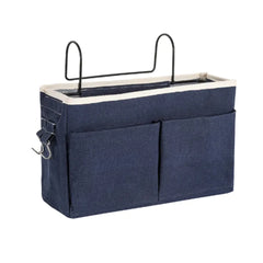 Bedside Fence Storage Box Basket Hanging Bag