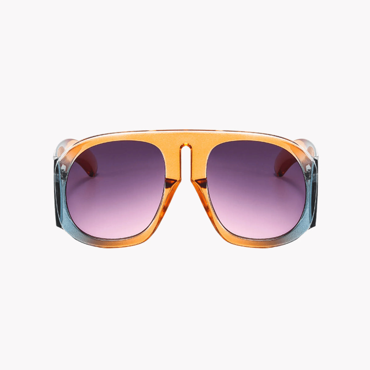 Round Thick Frame Jag Sunglasses