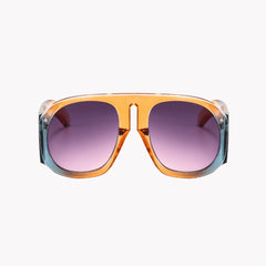 Round Thick Frame Jag Sunglasses