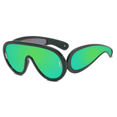Large Frame Futuristic Sunglasses