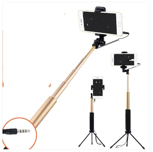 SelfiePhone Selfie Stick Aluminum Alloy Stick Mobile