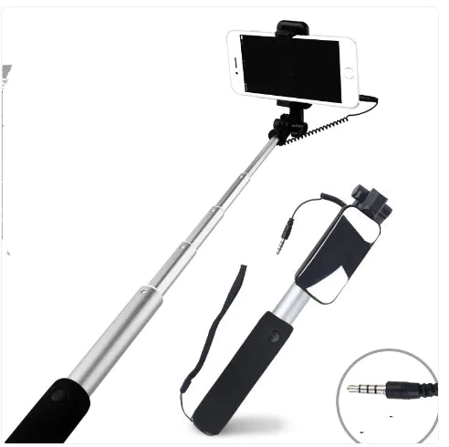 SelfiePhone Selfie Stick Aluminum Alloy Stick Mobile