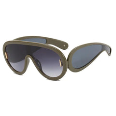 Large Frame Futuristic Sunglasses